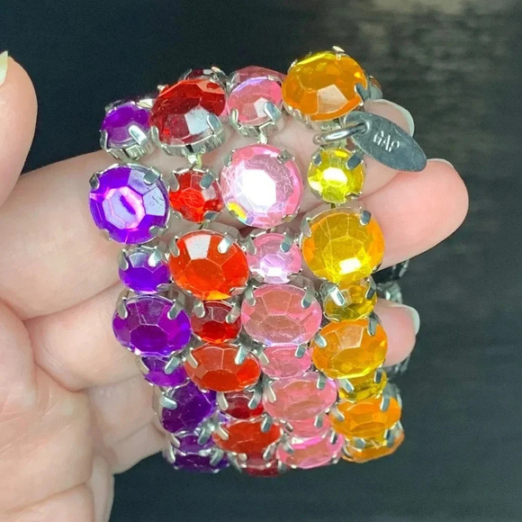 Gap vintage chunky rainbow cuff - Picture 2 of 2